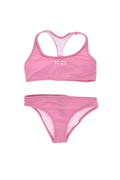 2-piece Pink Logo Polyamide Bikni Sets (Girls) 1
