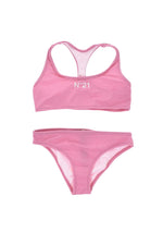 2-piece Pink Logo Polyamide Bikni Sets (Girls) 1