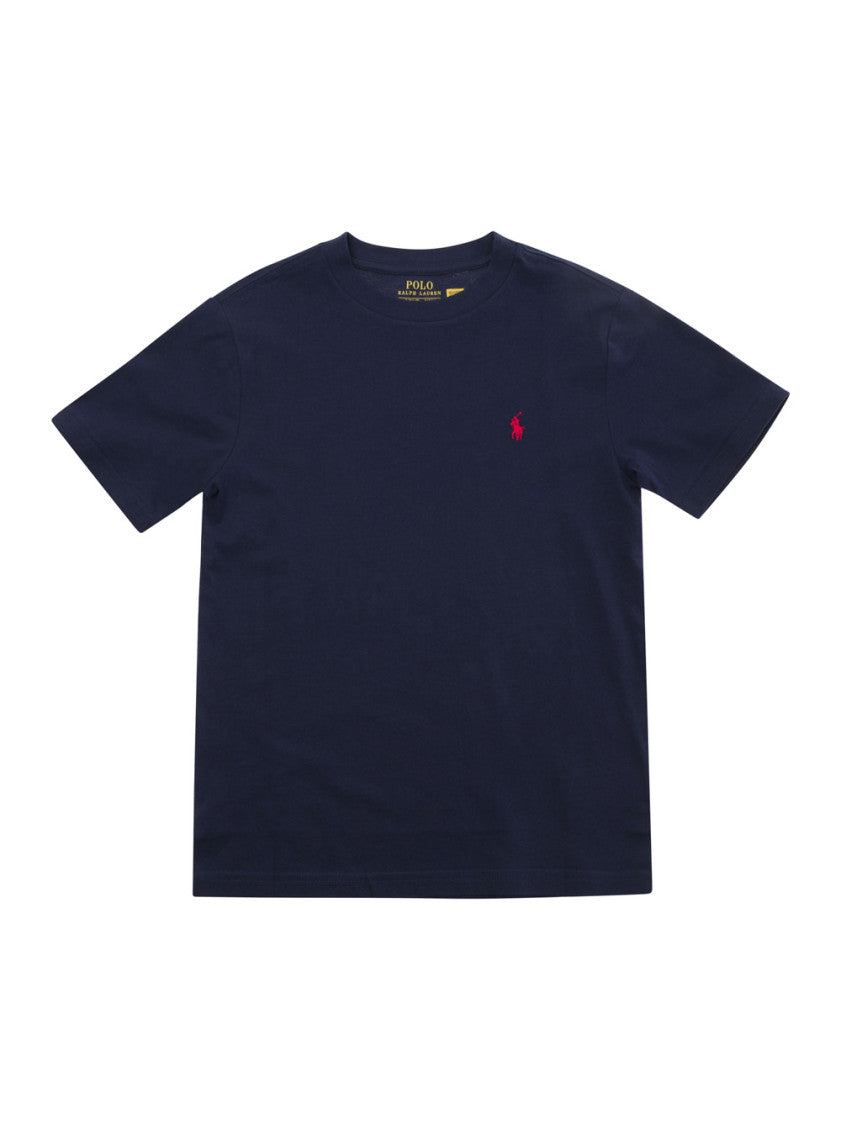 Boys Navy Blue Logo T-Shirt 1