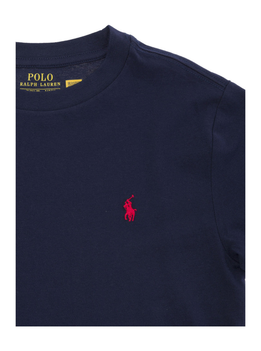 Boys Navy Blue Logo T-Shirt 3