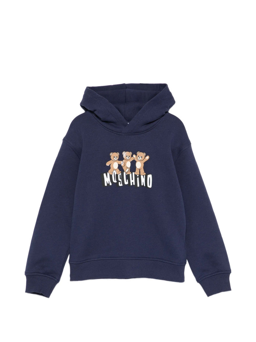 Navy Blue Graphic Hoodie 1