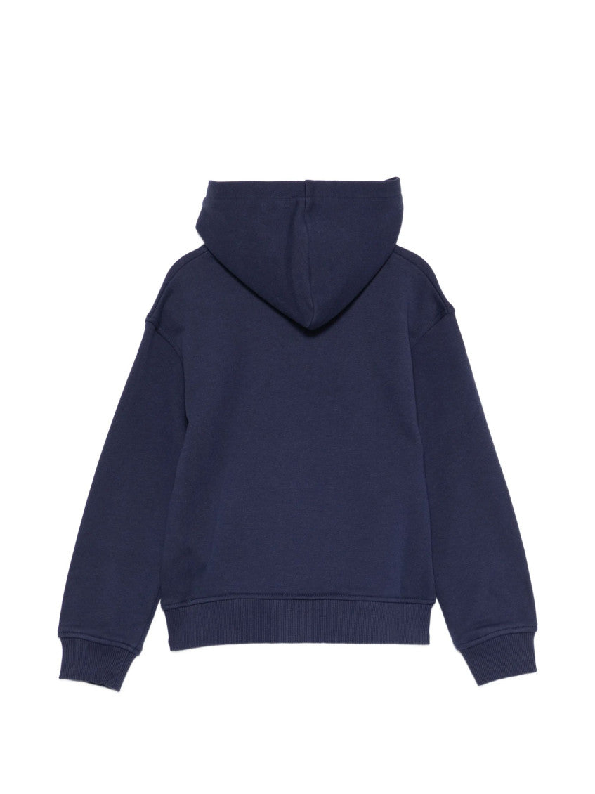 Navy Blue Graphic Hoodie 3