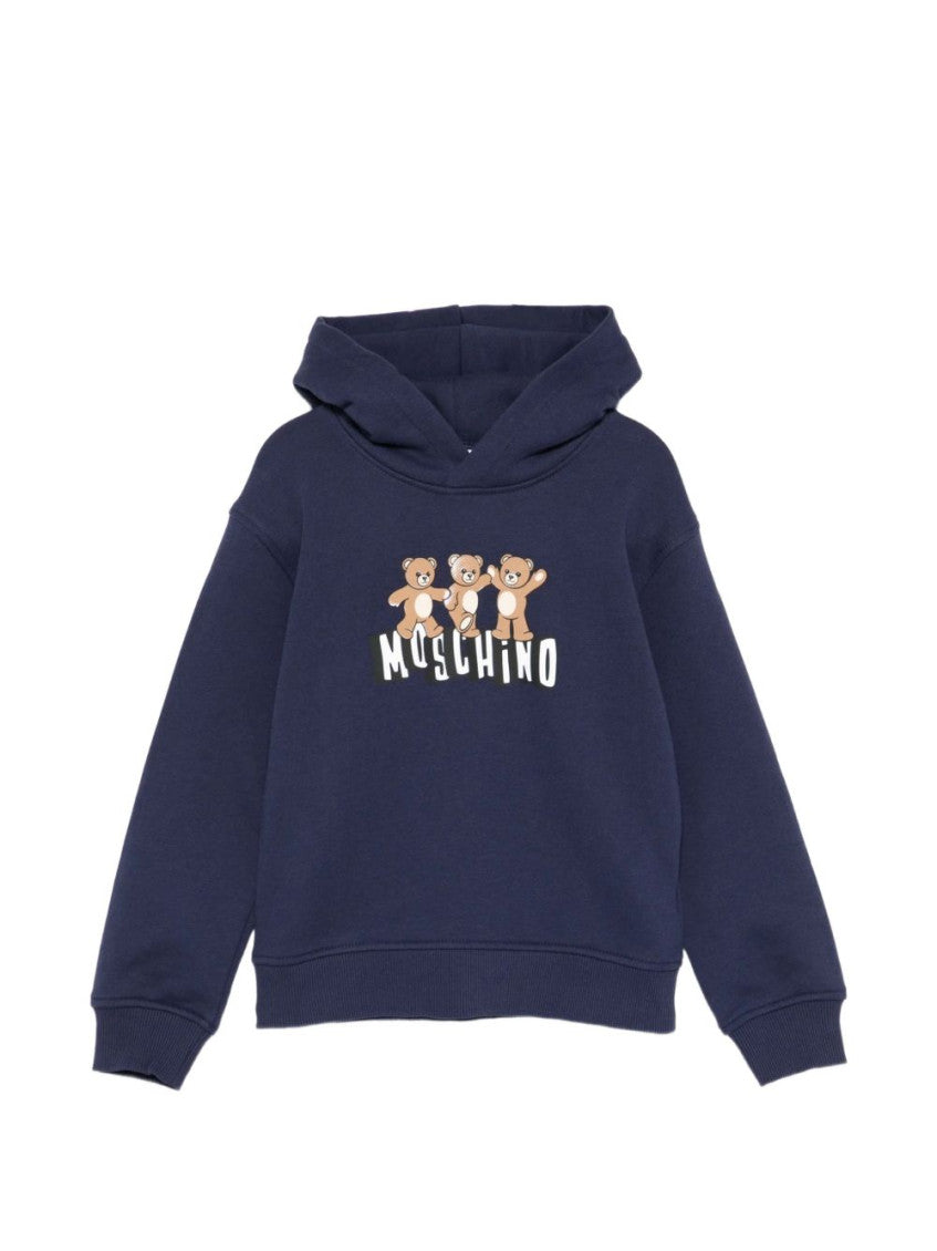Navy Blue Graphic Hoodie 5