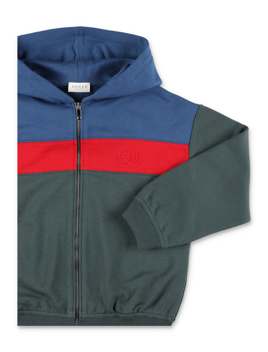 Boys Multicolor Color Block Hoodie 2