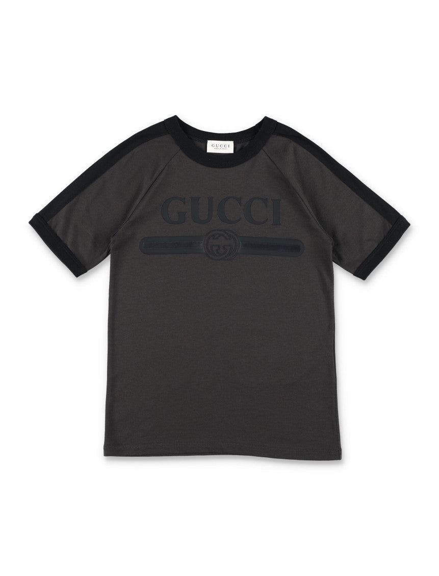 Boys Black Logo T-Shirt 1