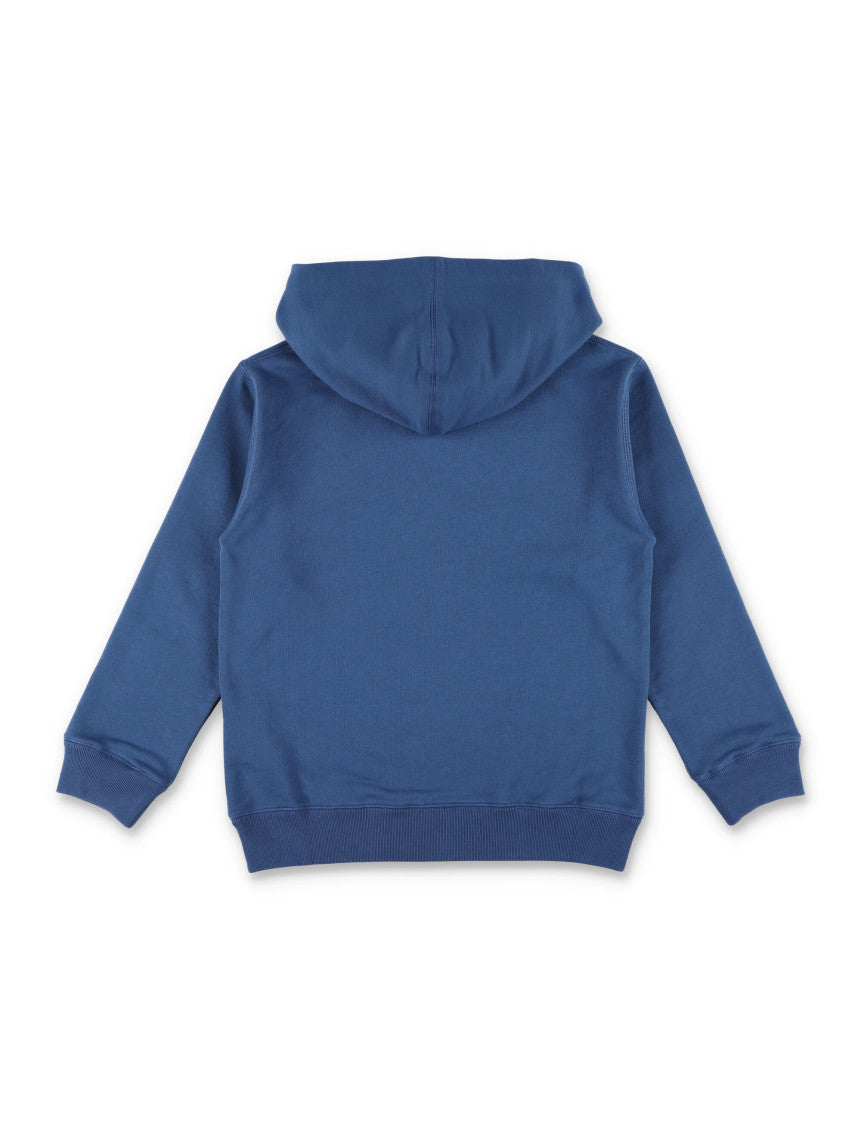 Boys Blue Logo Hoodie 3