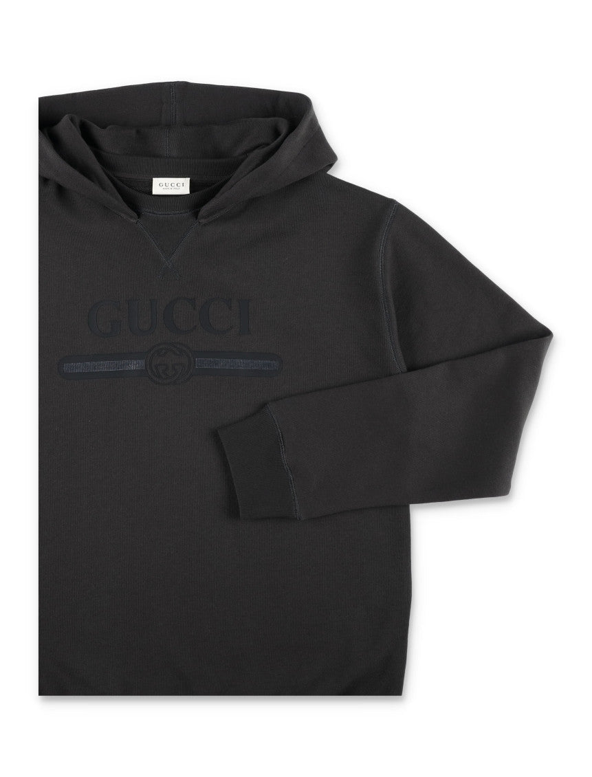 Boys Black Logo Hoodie 2