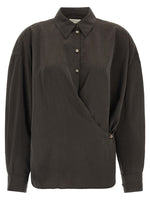 Black Relaxed Twisted Shirt 1