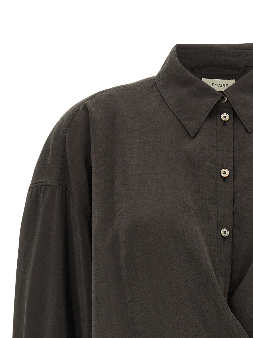 Black Relaxed Twisted Shirt 3