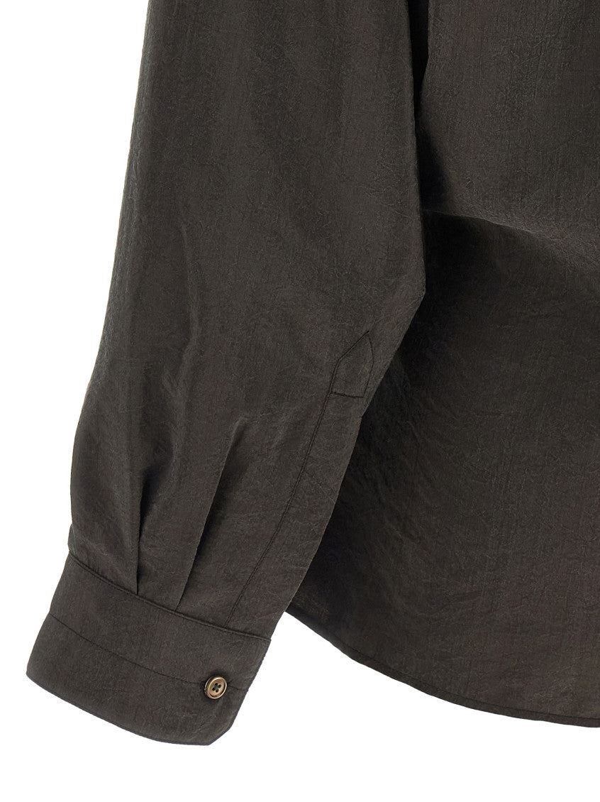 Black Relaxed Twisted Shirt 4