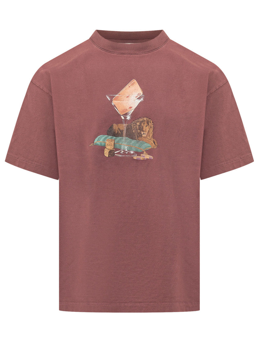 Red Crew Neck T-Shirt 1