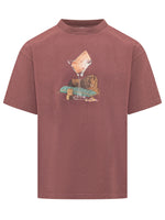Red Crew Neck T-Shirt 1
