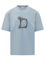 Light Blue Graphic T-Shirt 1