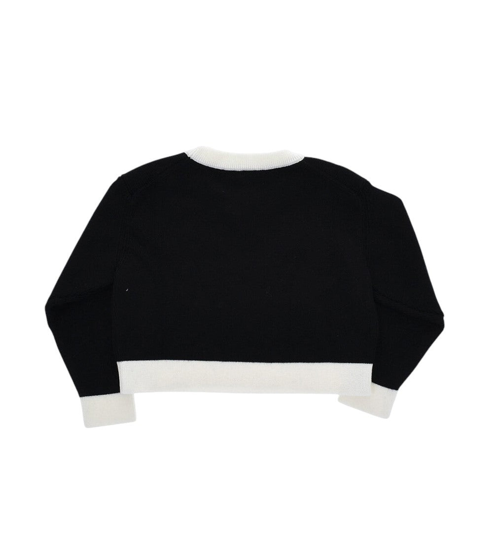 Girls Black Logo Sweaters 2