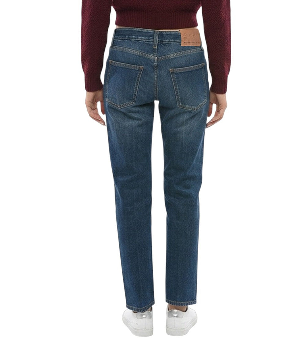 Blue Slim High Rise Jeans 2