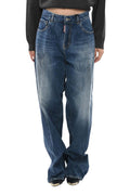 Blue Flared High Rise Jeans 1