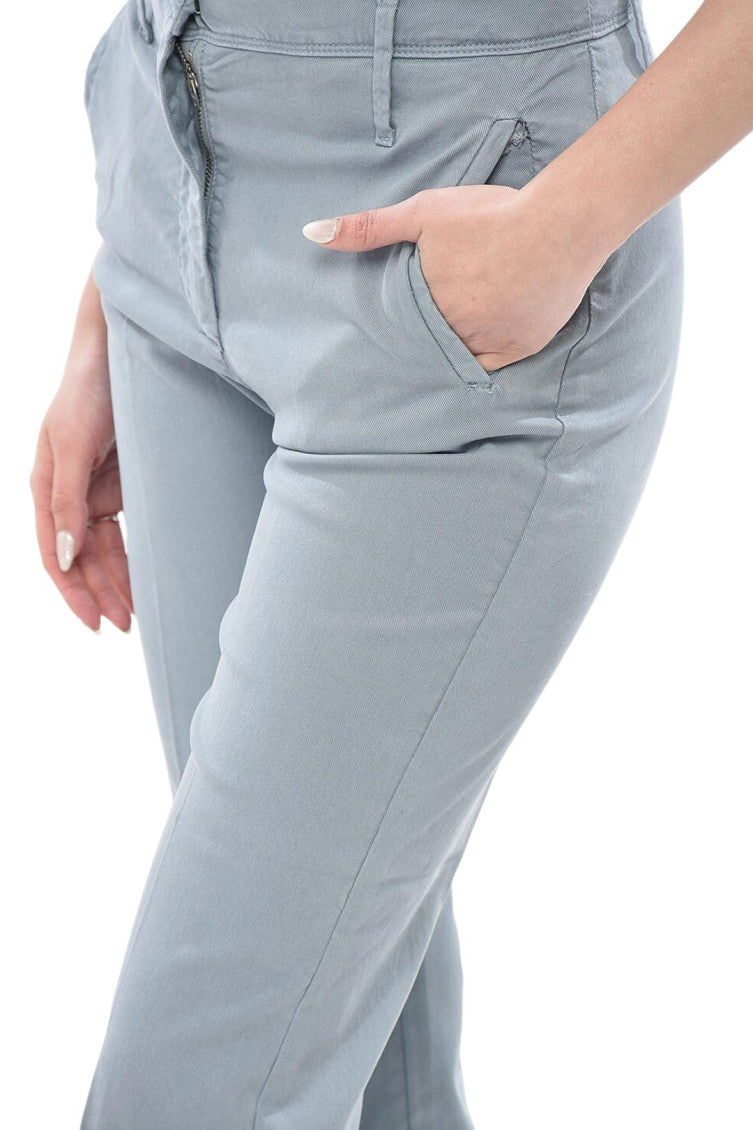 Sky Blue Slim Pants 3