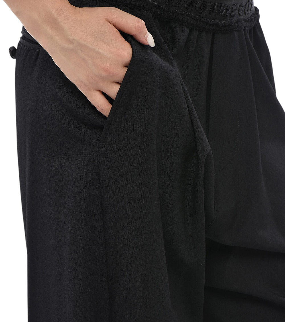 Black Relaxed Pleated Pants 3