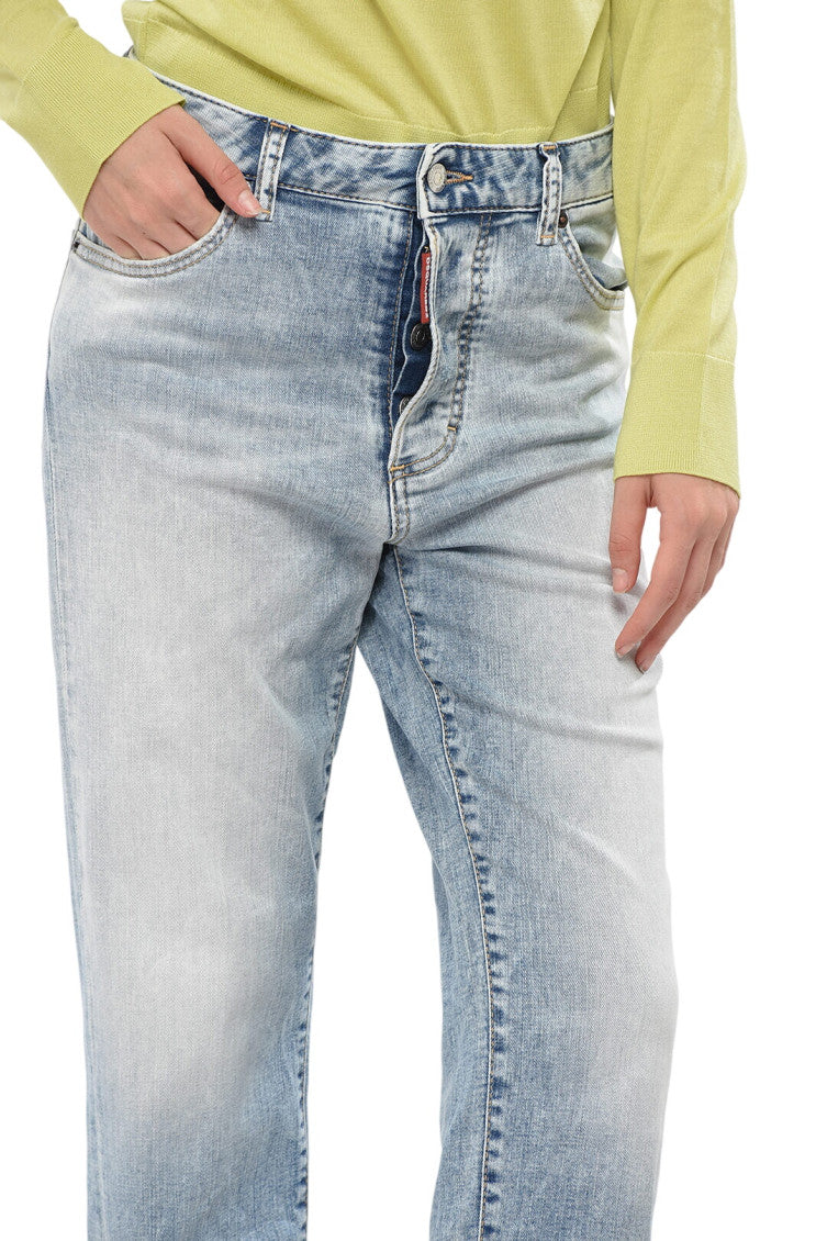 Blue Regular High Rise Jeans 3