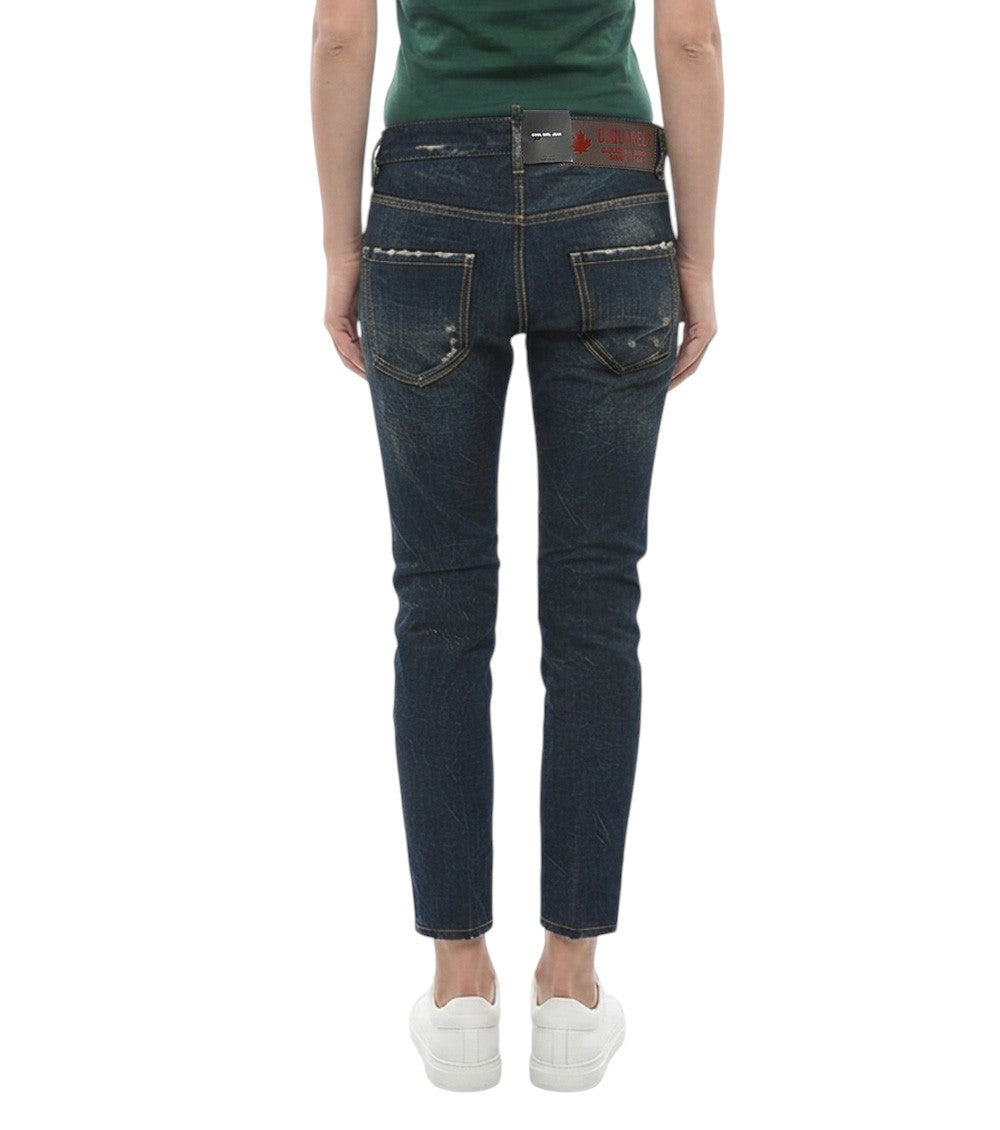 Blue Regular Mid Rise Jeans 2