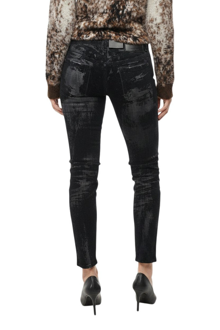 Black Skinny Low Rise Jeans 2