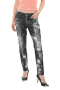 Grey Slim Low Rise Jeans 1
