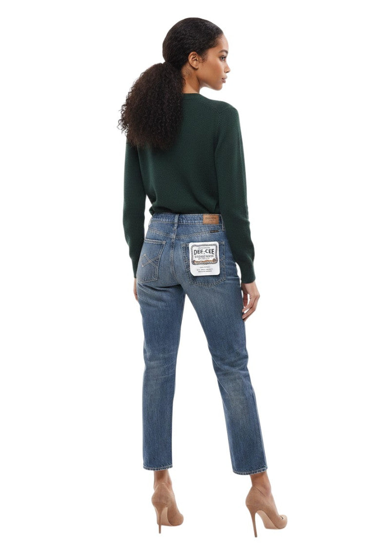 Blue Regular High Rise Jeans 2