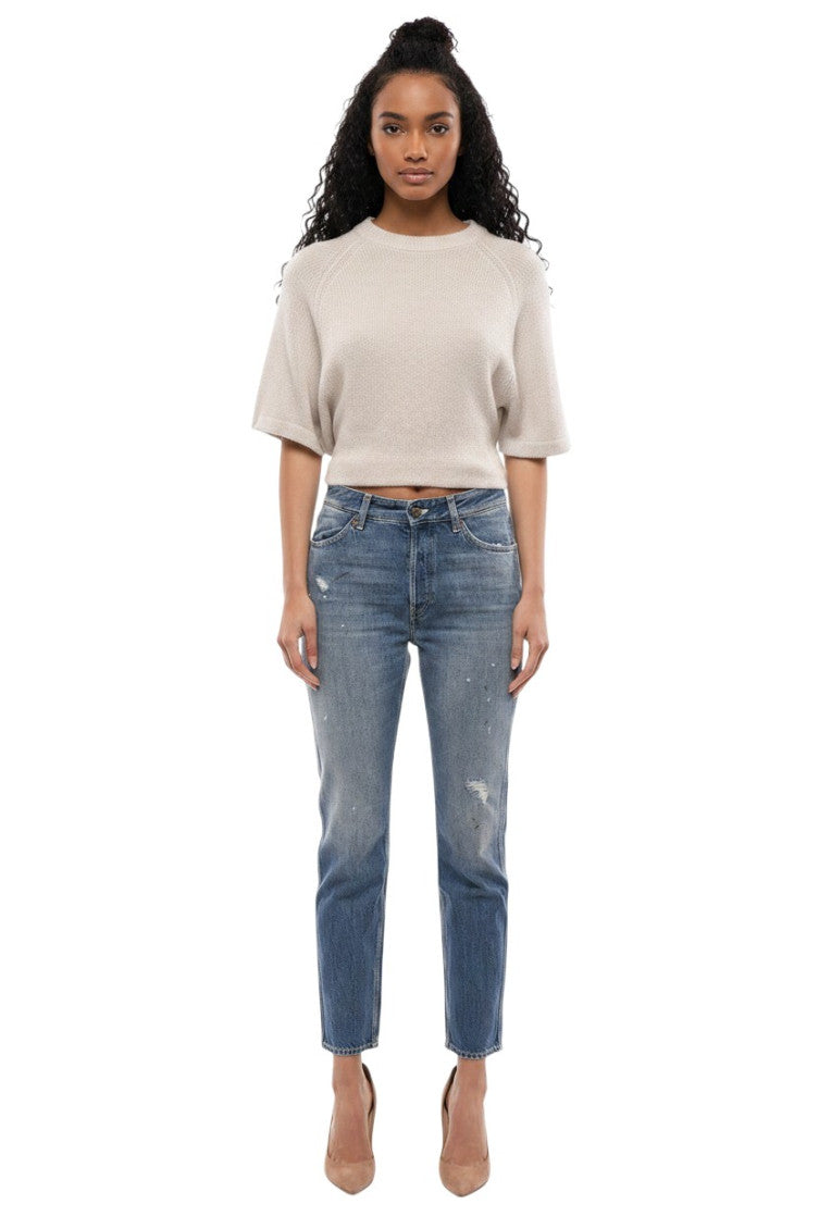 Blue Regular Mid Rise Jeans 1