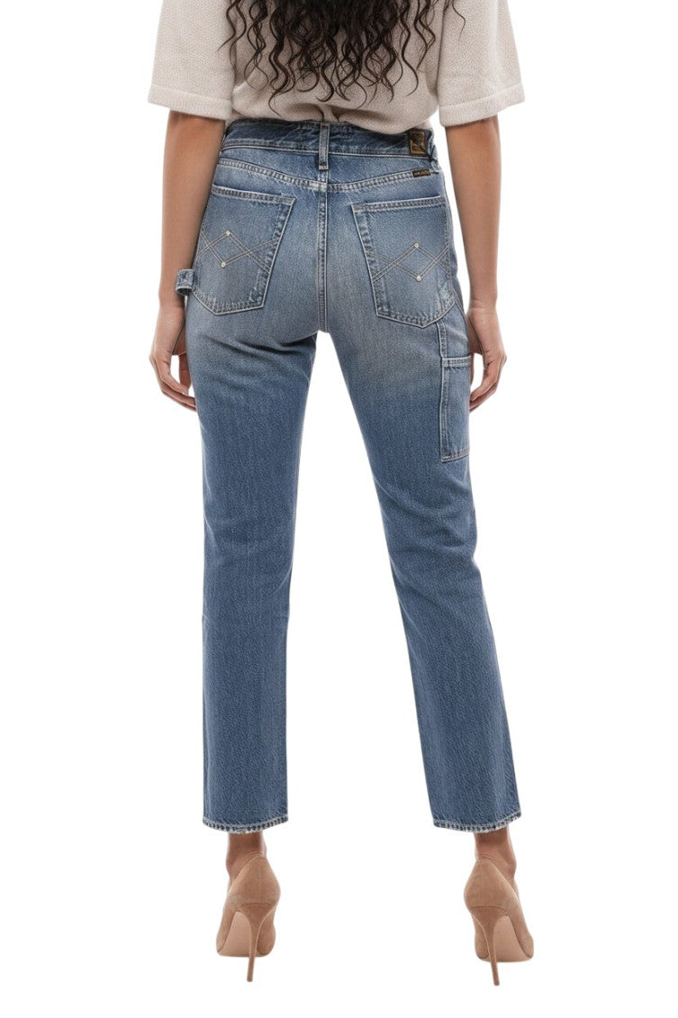 Blue Regular Mid Rise Jeans 2