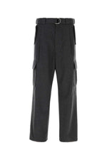 Grey Wool Cargo Pant 1