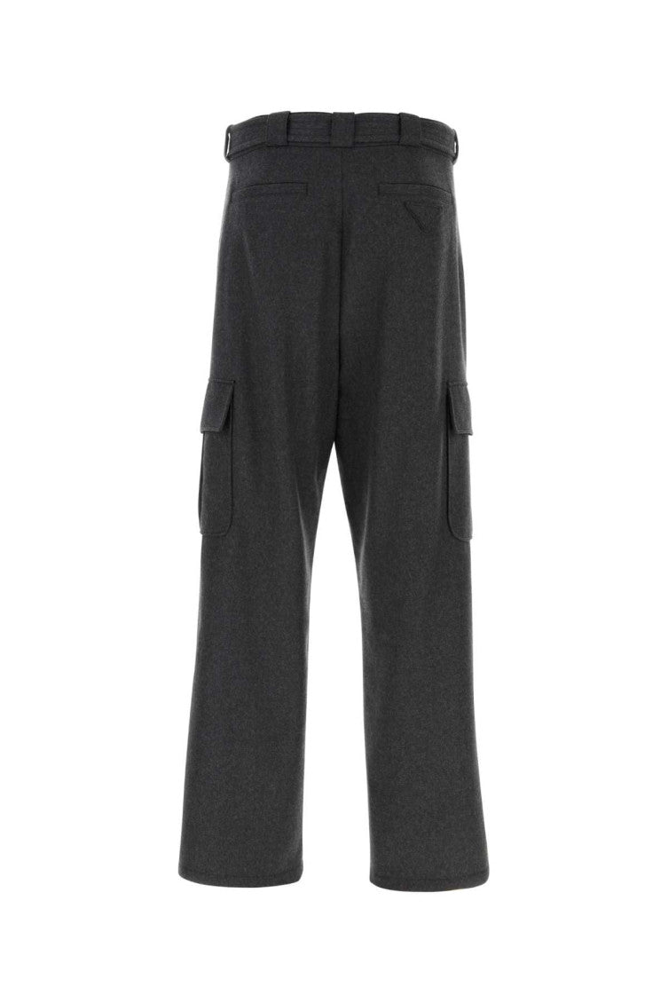 Grey Wool Cargo Pant 2