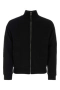 Black Logo Wool Cardigan 1