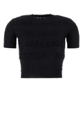 Black All Over Logo Sweater 1