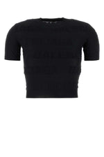 Black All Over Logo Sweater 1