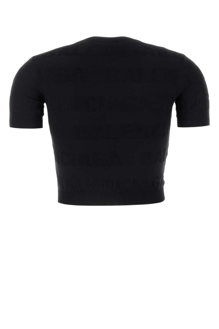 Black All Over Logo Sweater 2