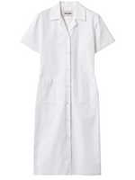 White poplin shirt dress 1