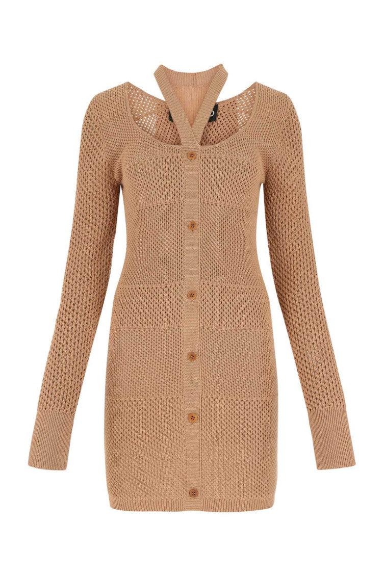 Biscuit mesh mini dress  1