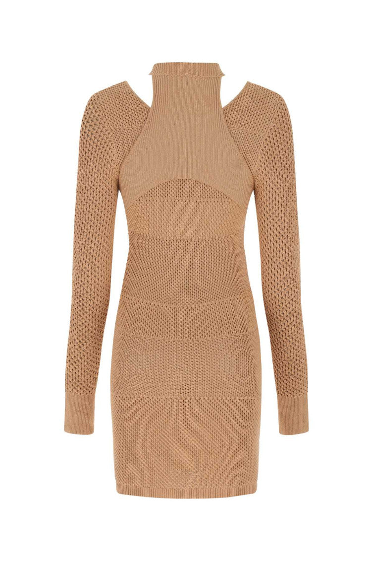 Biscuit mesh mini dress  2
