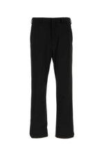 Black stretch polyester pant 1
