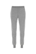 Melange Grey Stretch Cashmere Joggers 1