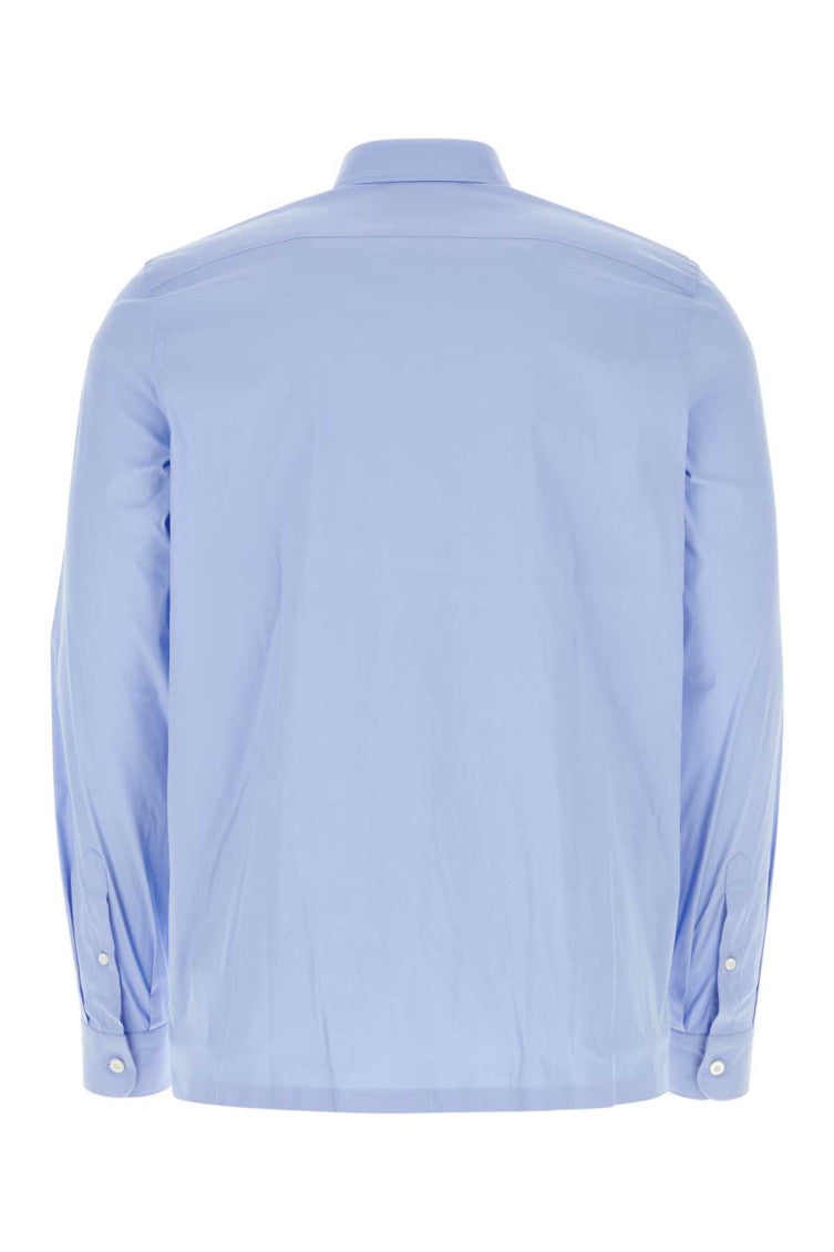 Powder blue poplin shirt 2