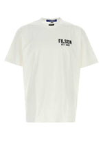 White Black Cotton T-Shirt 1