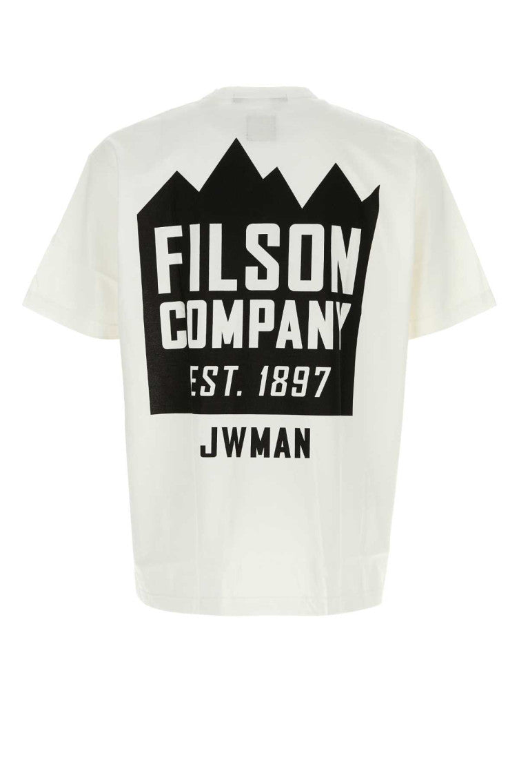 White Black Cotton T-Shirt 2