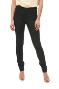 Black Skinny Mid Rise Jeans 1