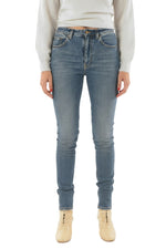 Blue Mid Rise Jeans 1