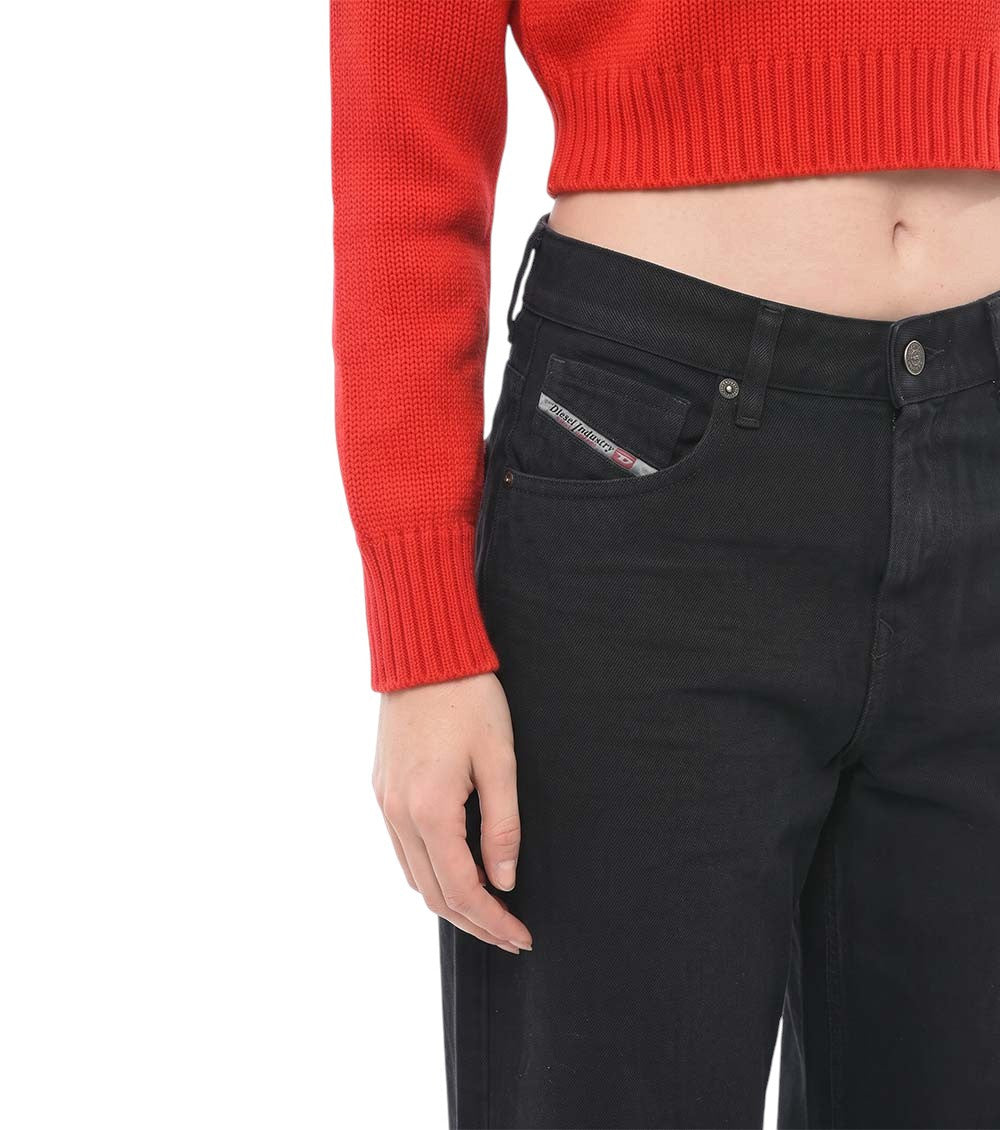 Black Mid Rise Jeans 3