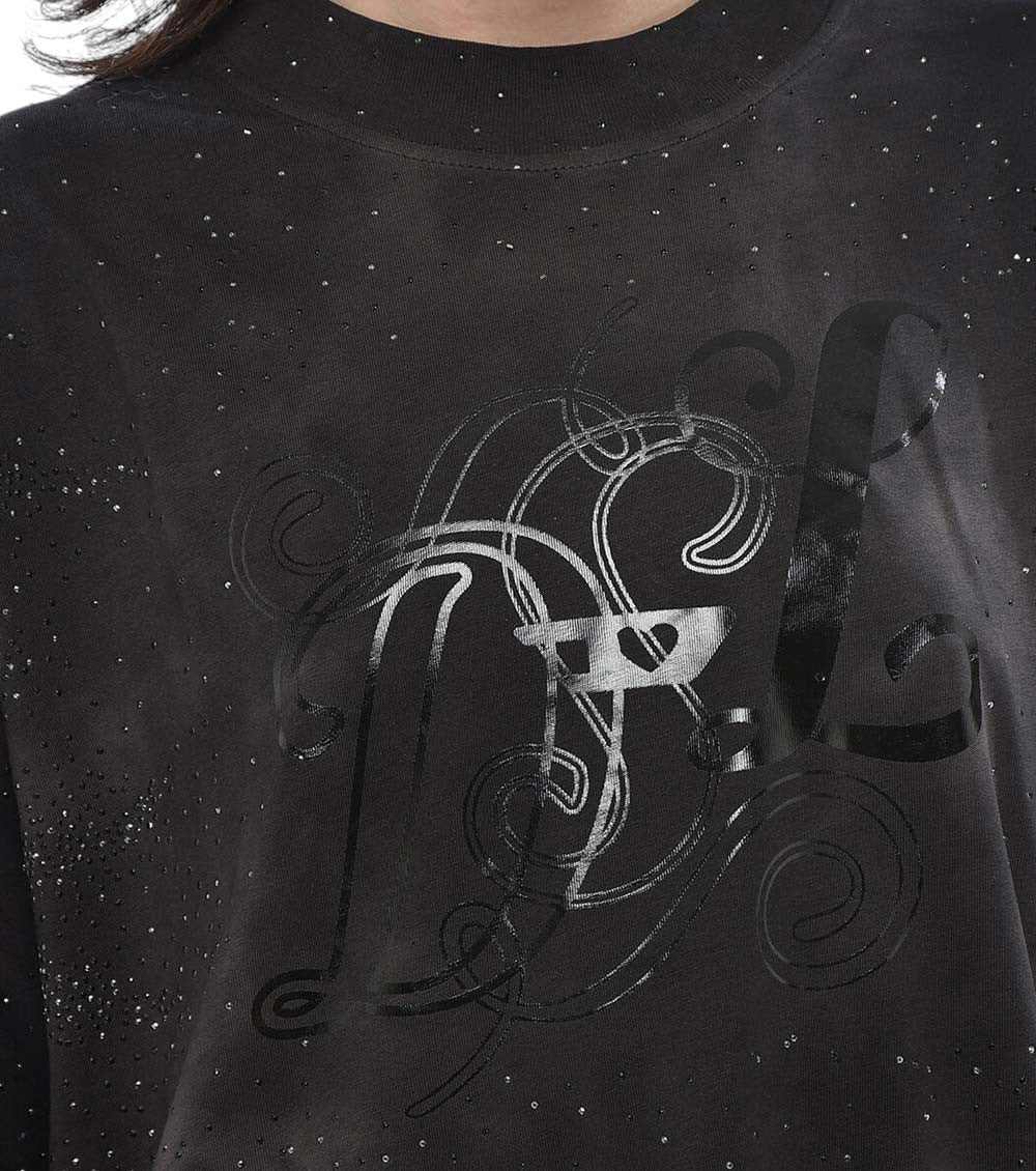 Black Crew Neck T-Shirt 3