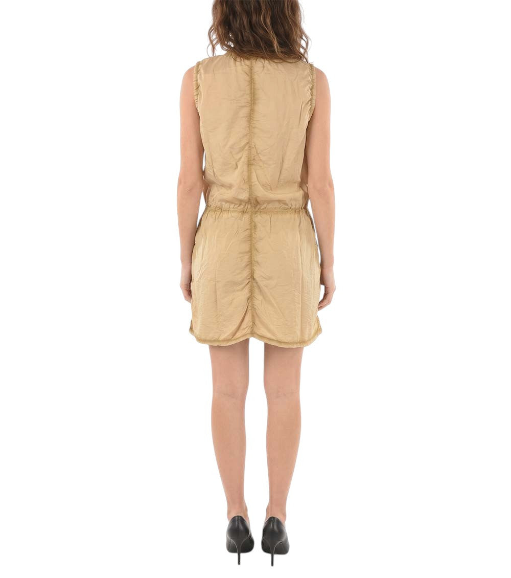 Beige Cargo Mini Dress 2