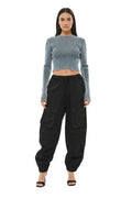 Black Loose Cargos Pants 1