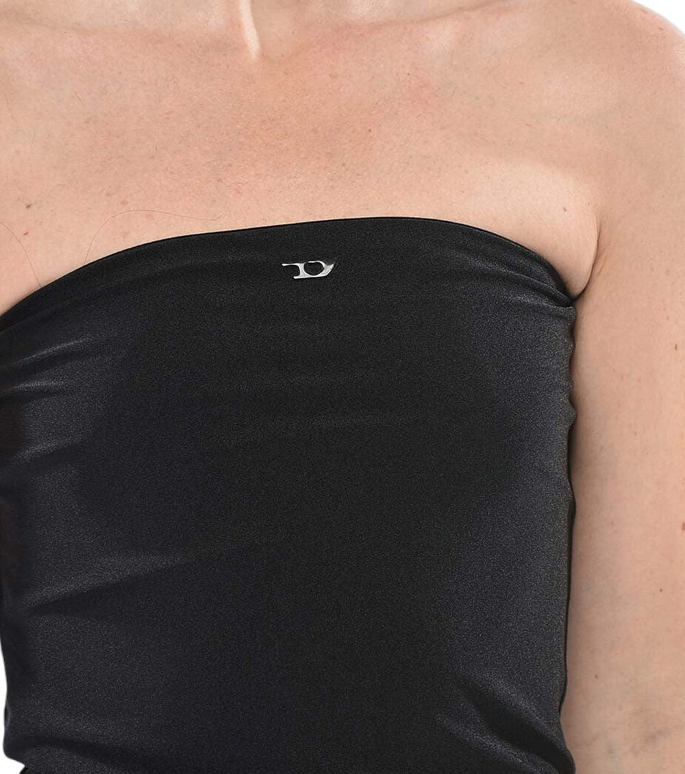 Black Strapless Mini Dress 3